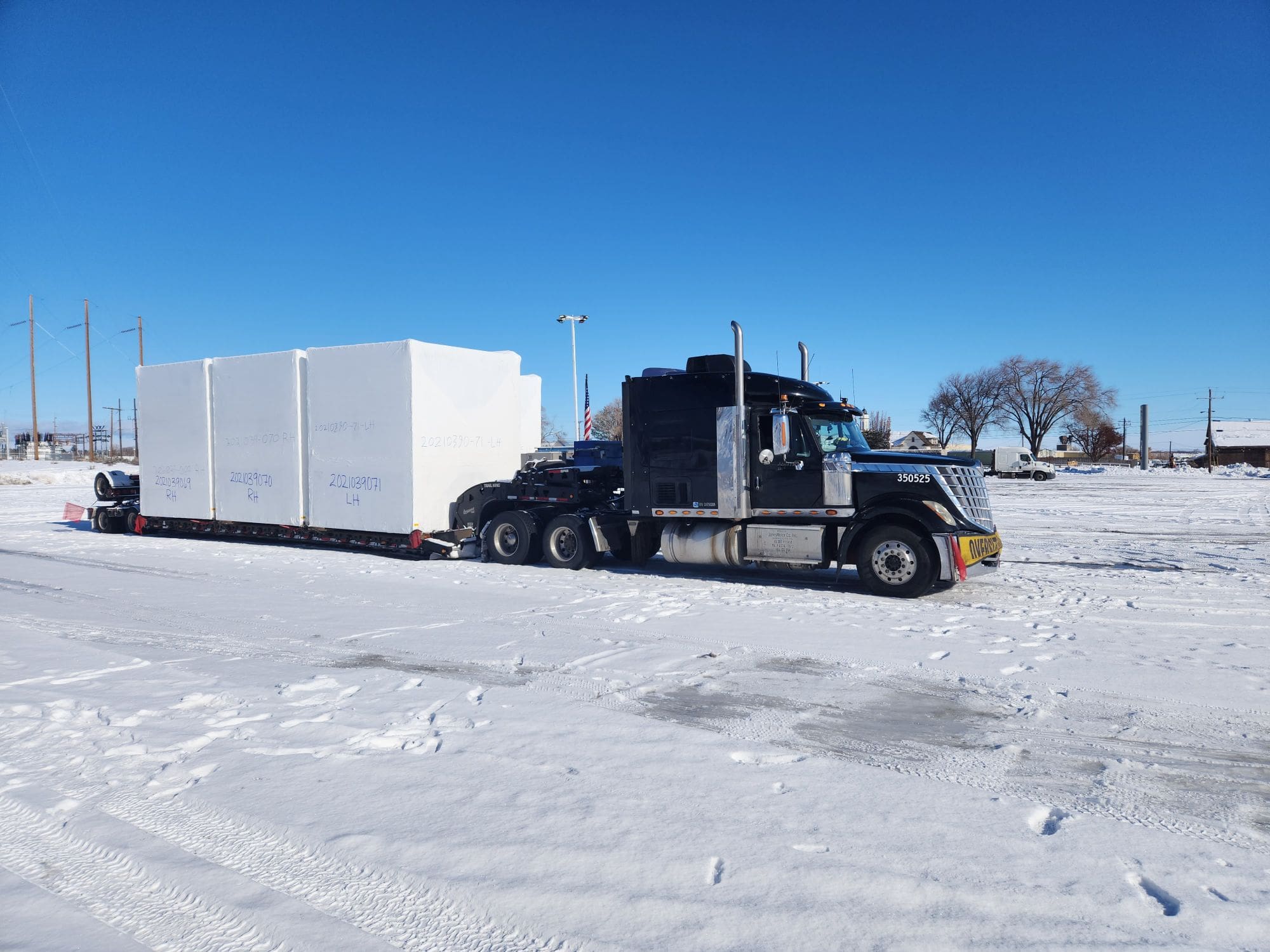 ANJ-OSOW oversize freight haul