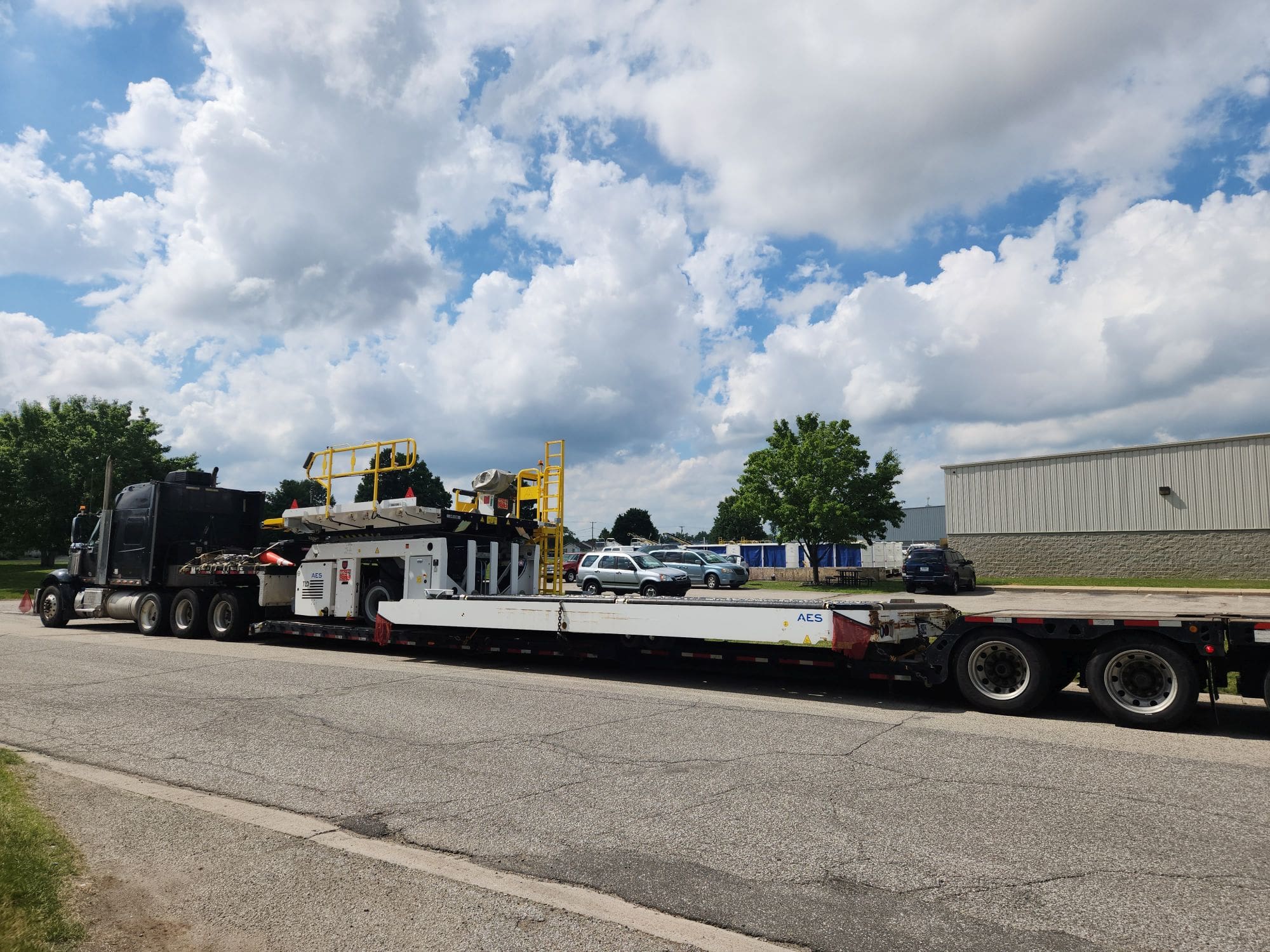 Oversize load transport in the ANJ-OSOW gallery