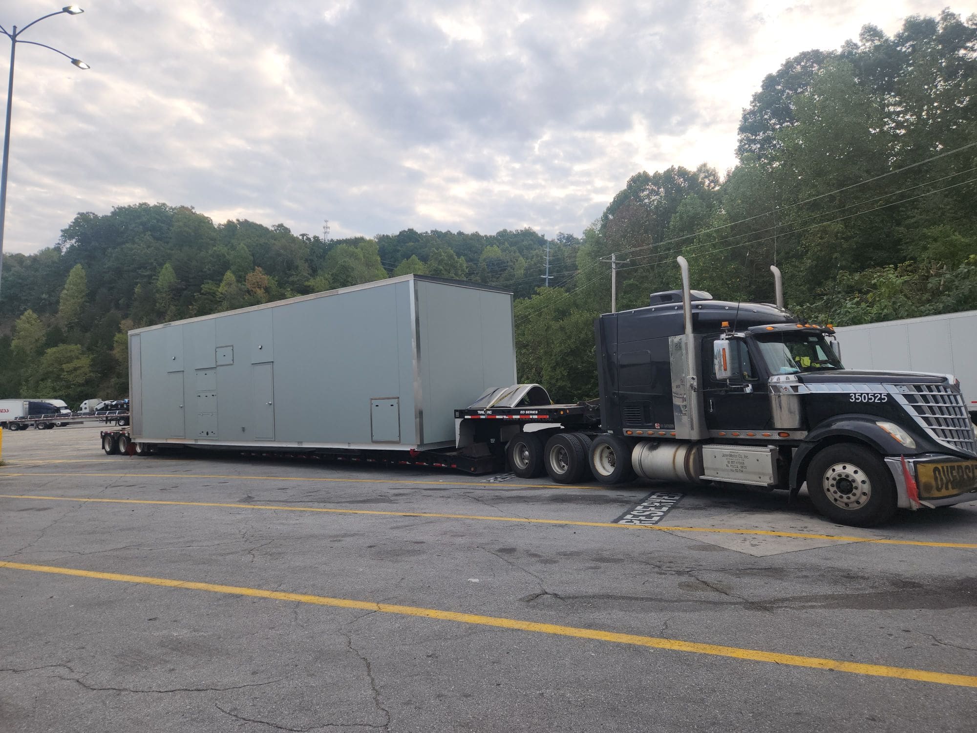 Oversize load transport in the ANJ-OSOW gallery