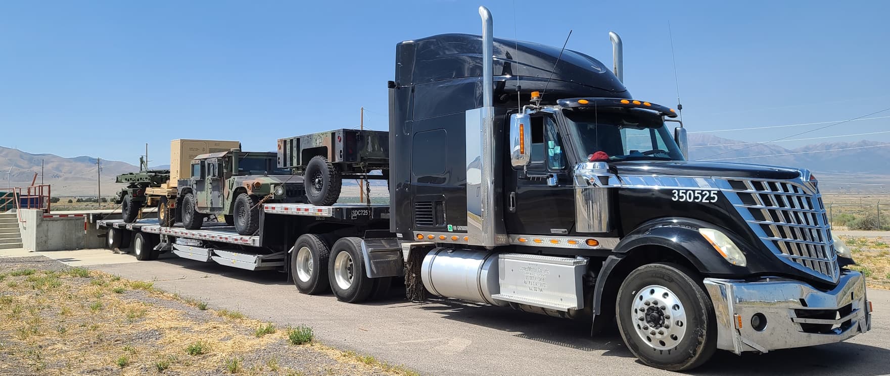 Military oversize freight transport